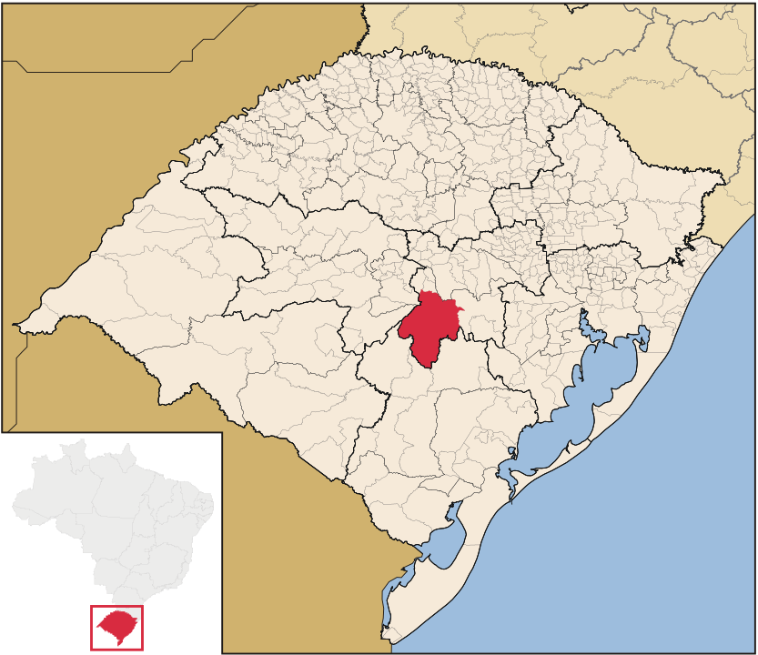 Localização Cachoeira do Sul