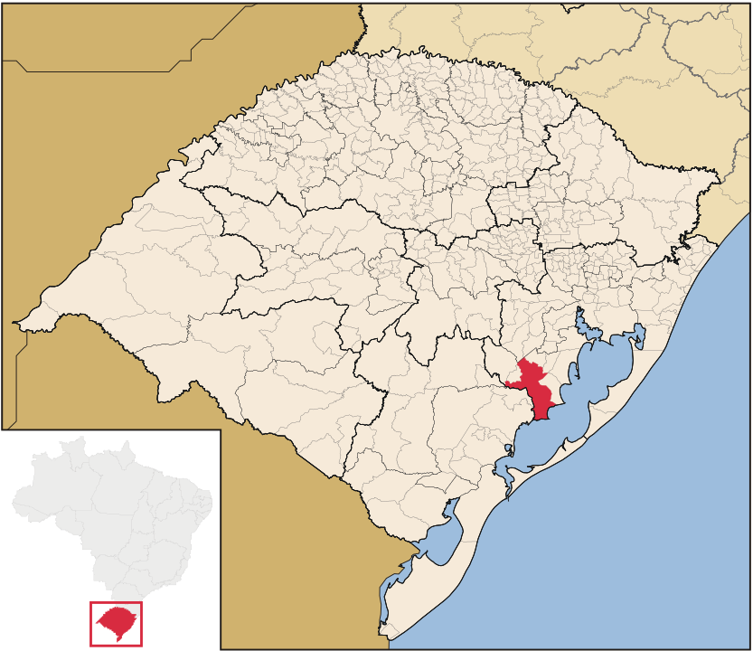 Localização Camaquã