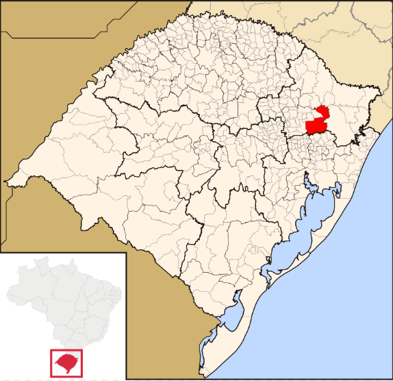 Localização Caxias do Sul